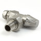 ABB-SN-ALT01 - Abbey Throttle Radiator Valve & Lockshield - Brushed Satin Nickel (Angled Manual) ABB-SN-ALT01 - Abbey Throttle Radiator Valve & Lockshield - Brushed Satin Nickel (Angled Manual)